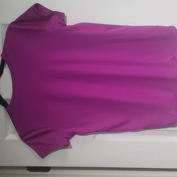 Adidas aeroready purple shirt girls size Large - Picture 2 of 2